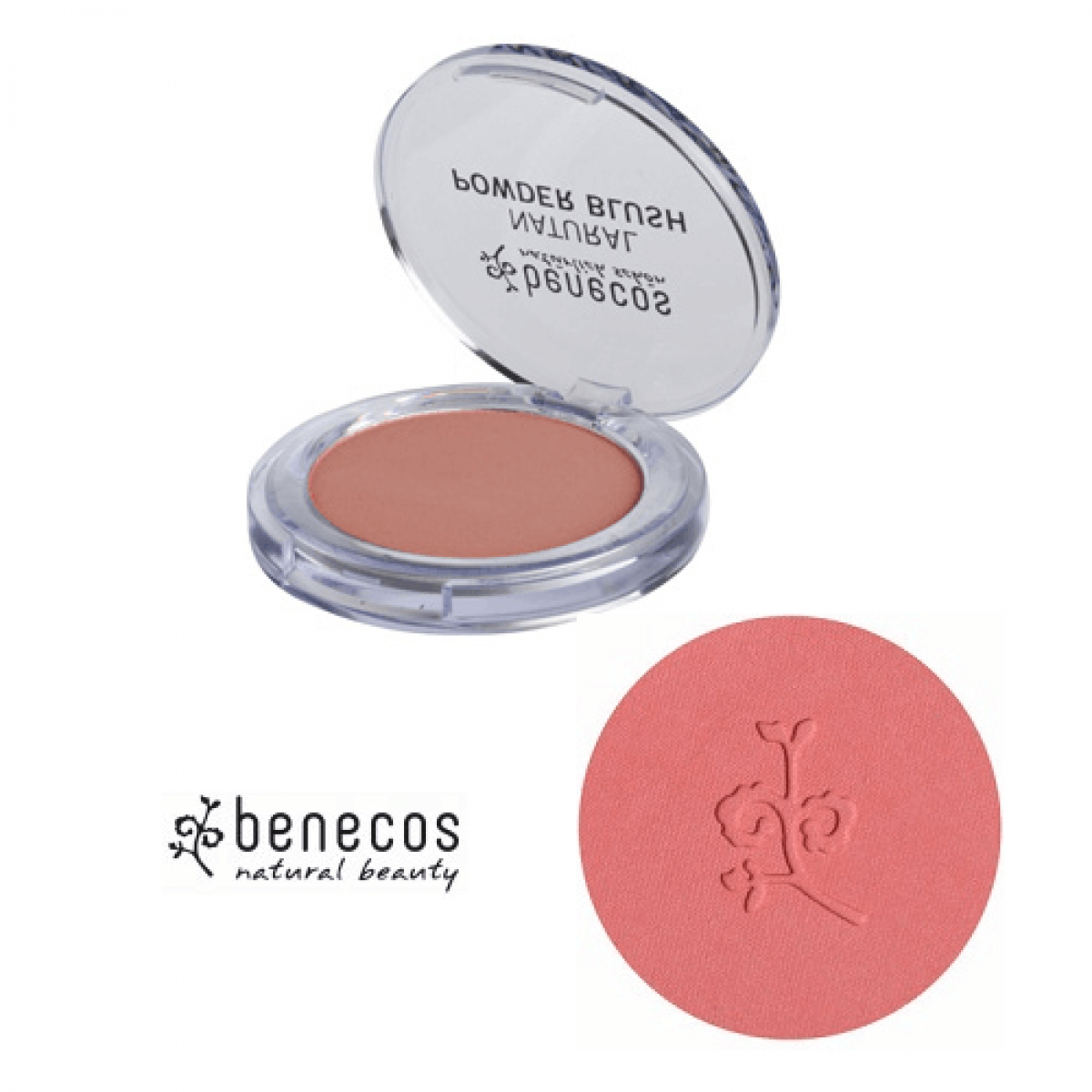 Benecos Compact Blush Sassy Salmon Fersken - rouge