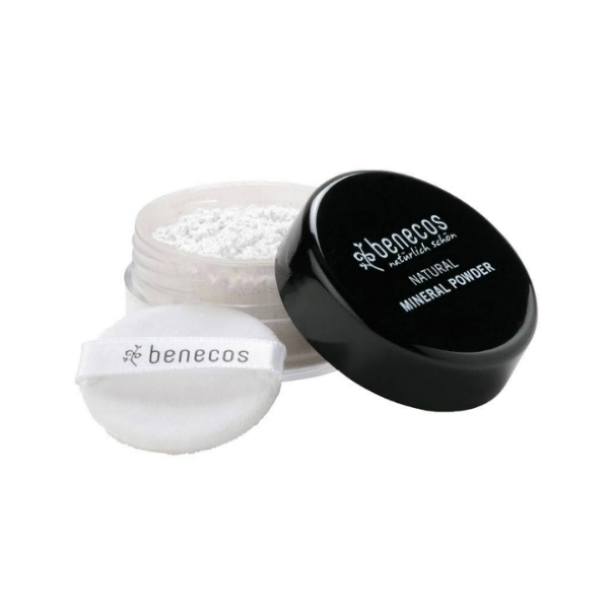 Benecos Mineral Powder Natural - Translucent - Løs mineralpudder