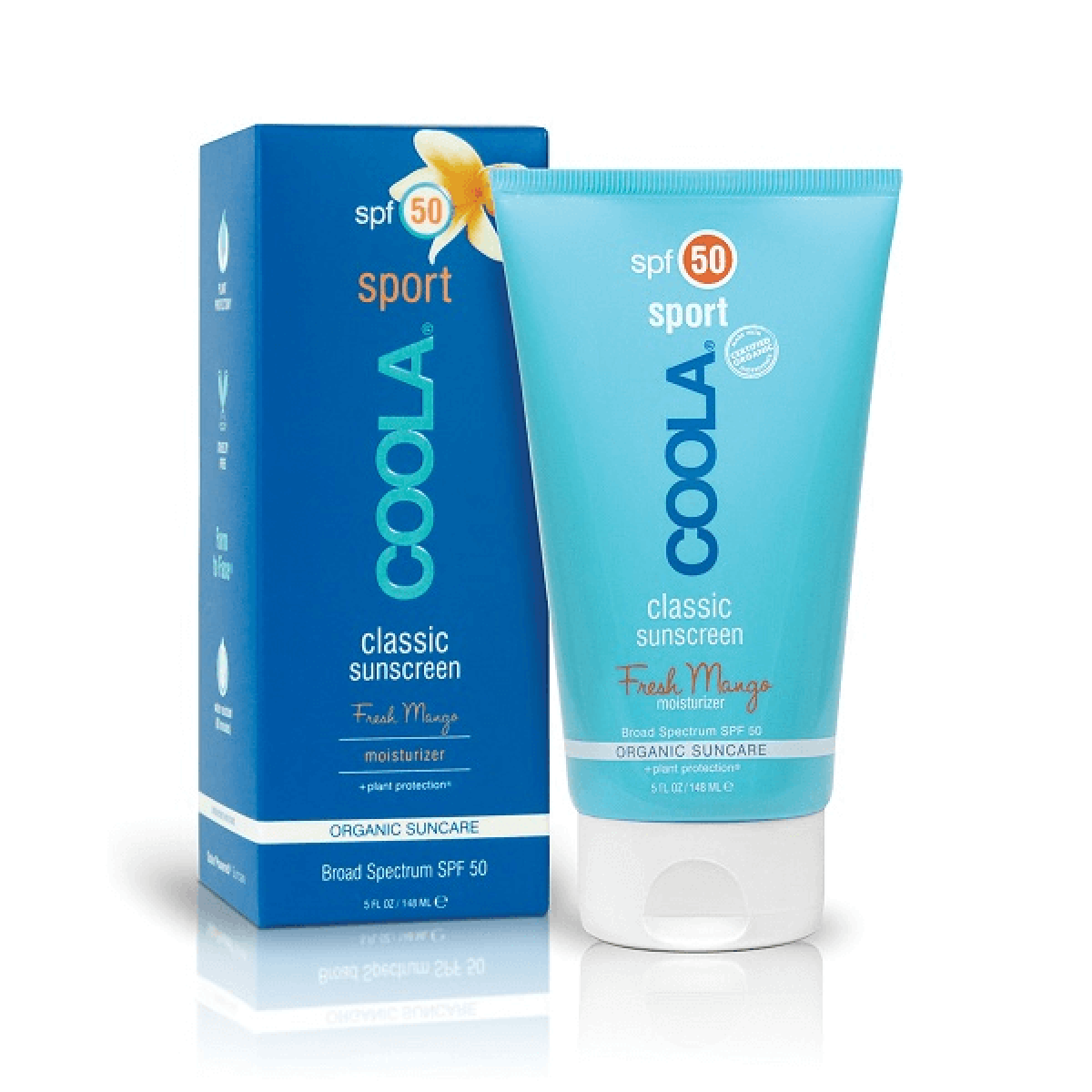 COOLA Body Sport Solcreme SPF50 Mango 148 ml - COOLA Classic 