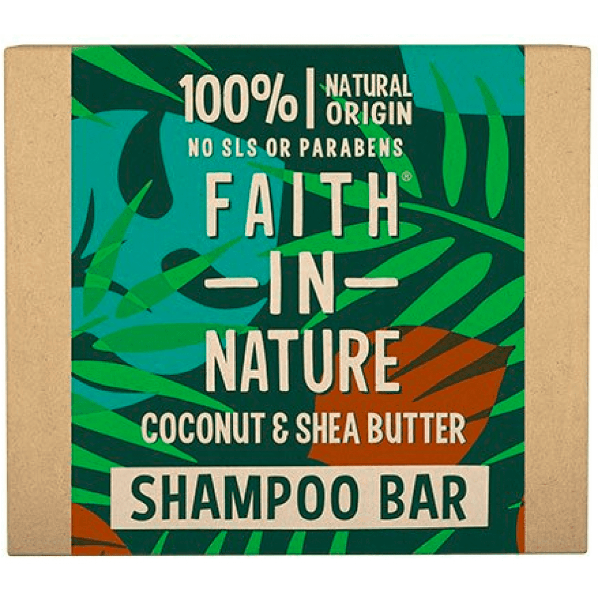 Faith In Nature - Shampoobar med Kokos & Sheasmør (vegansk)