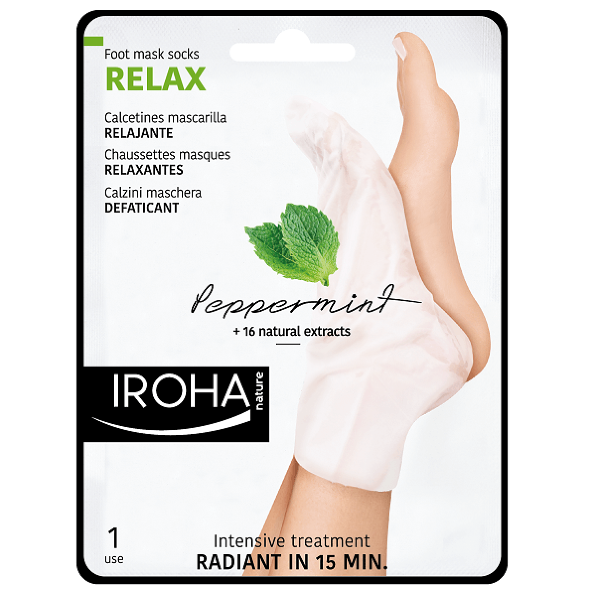 Iroha Repair Fodmaske Pebermynte - 1 Behandling