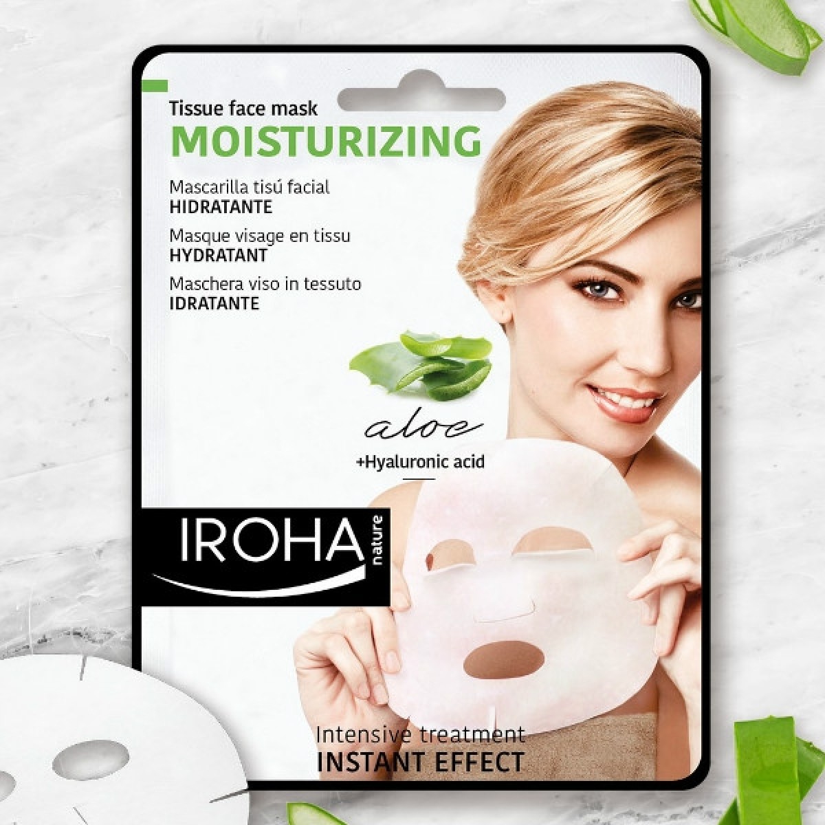 Iroha Sheetmaske Aloe Vera Moisturizing - 1 behandling