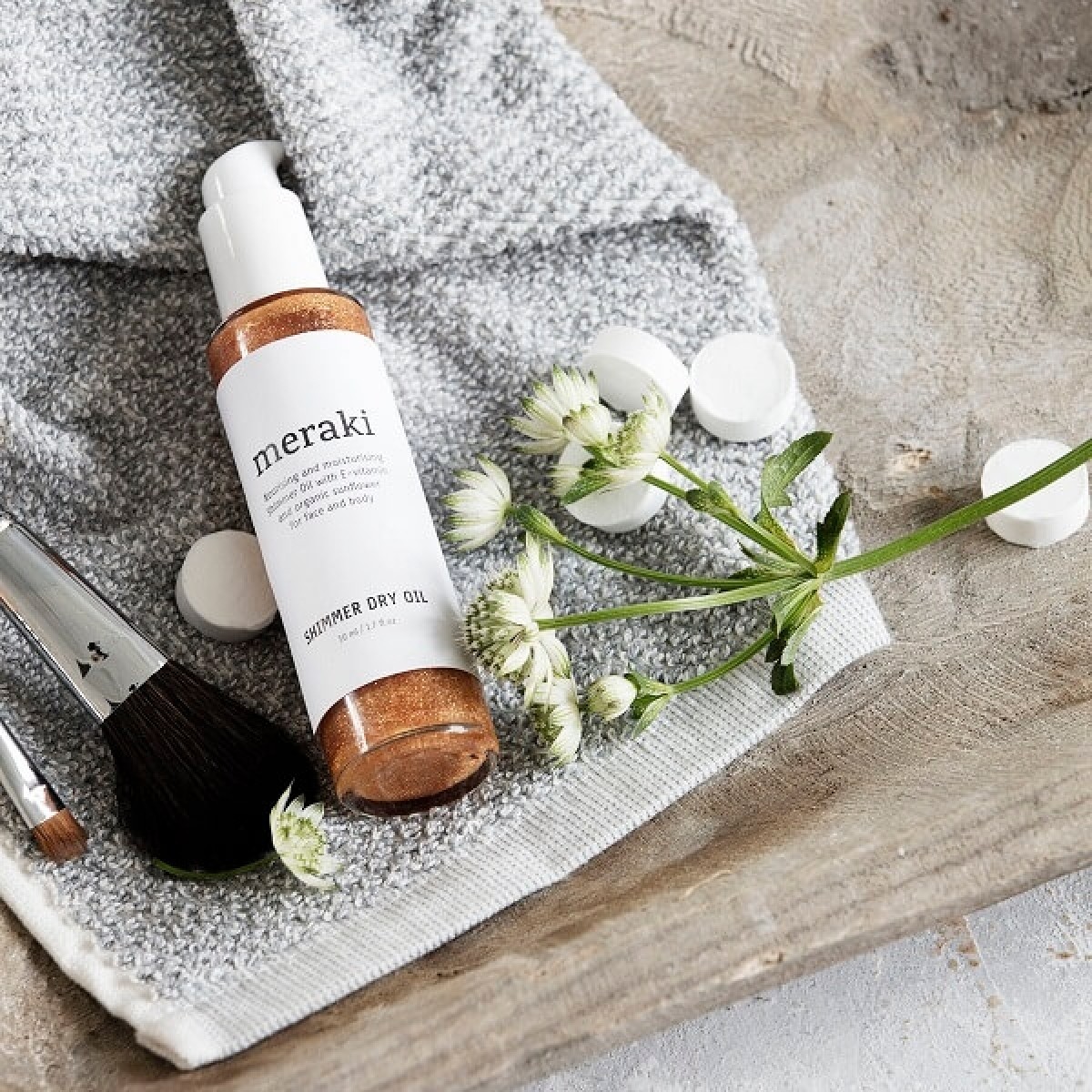 Meraki Shimmer Dry Oil 50 ml Bord