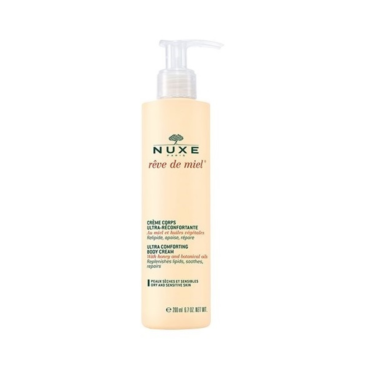 Nuxe Reve de Miel Bodylotion Til Tør og Sensitiv hud 200 ml
