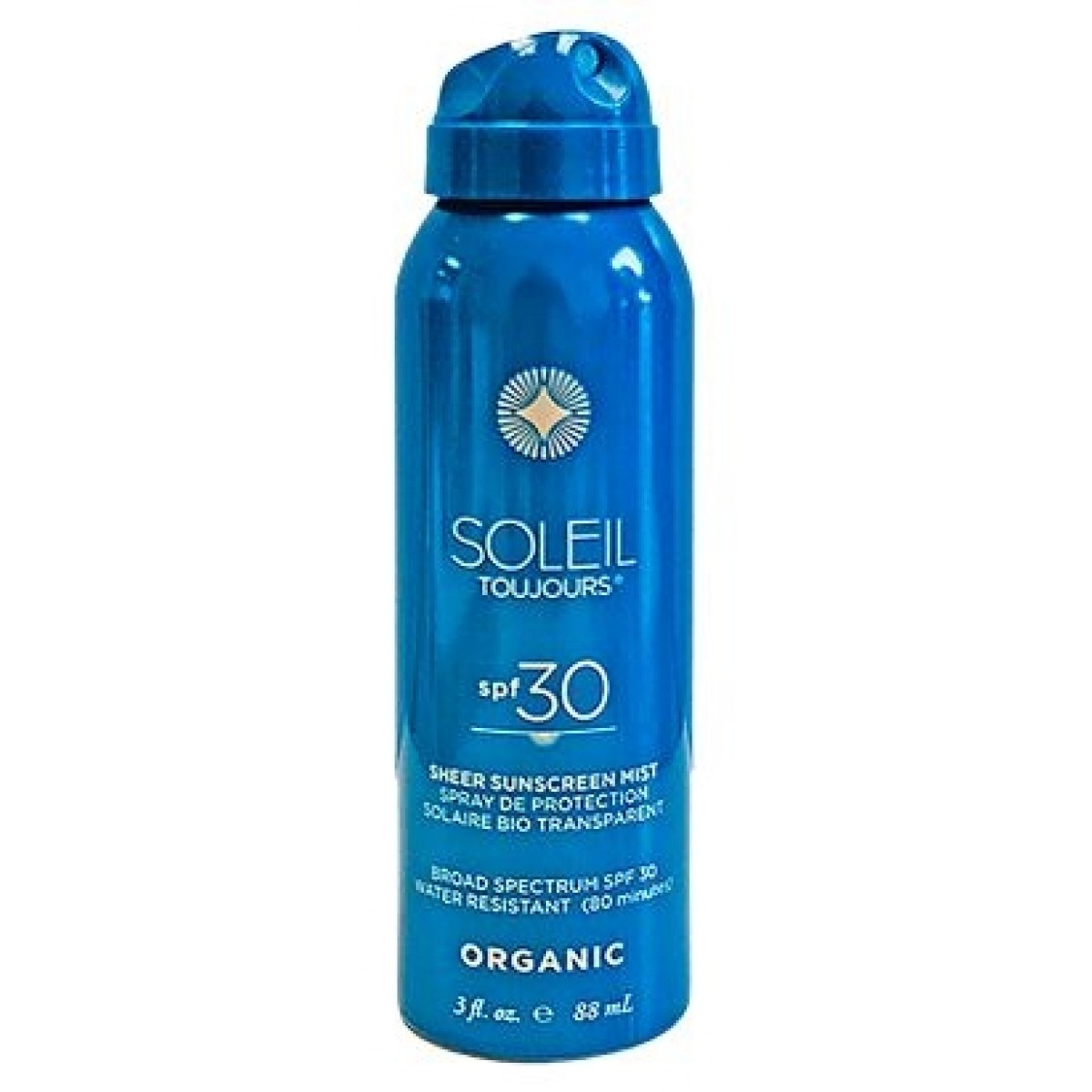 Soleil Toujours Organic Sheer Sunscreen Mist SPF30 88 ml