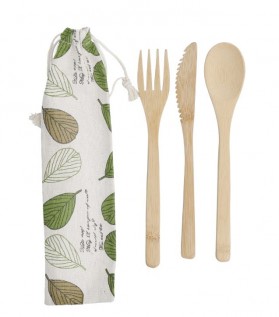 Bestiksæt i bambus