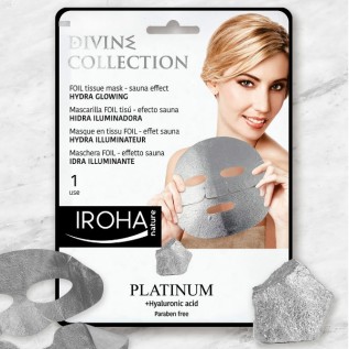 Iroha Platinum Glowing Foil Sheet Mask 1 stk.
