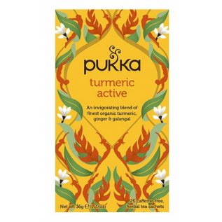 Turmeric Active te økologisk Pukka - 20 breve