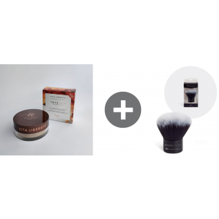 Vita Liberata Trystal Minerals Tan Mineral Bronzer Sunkissed 01 Vita Liberata Trystal Minerals + kabuki-børste